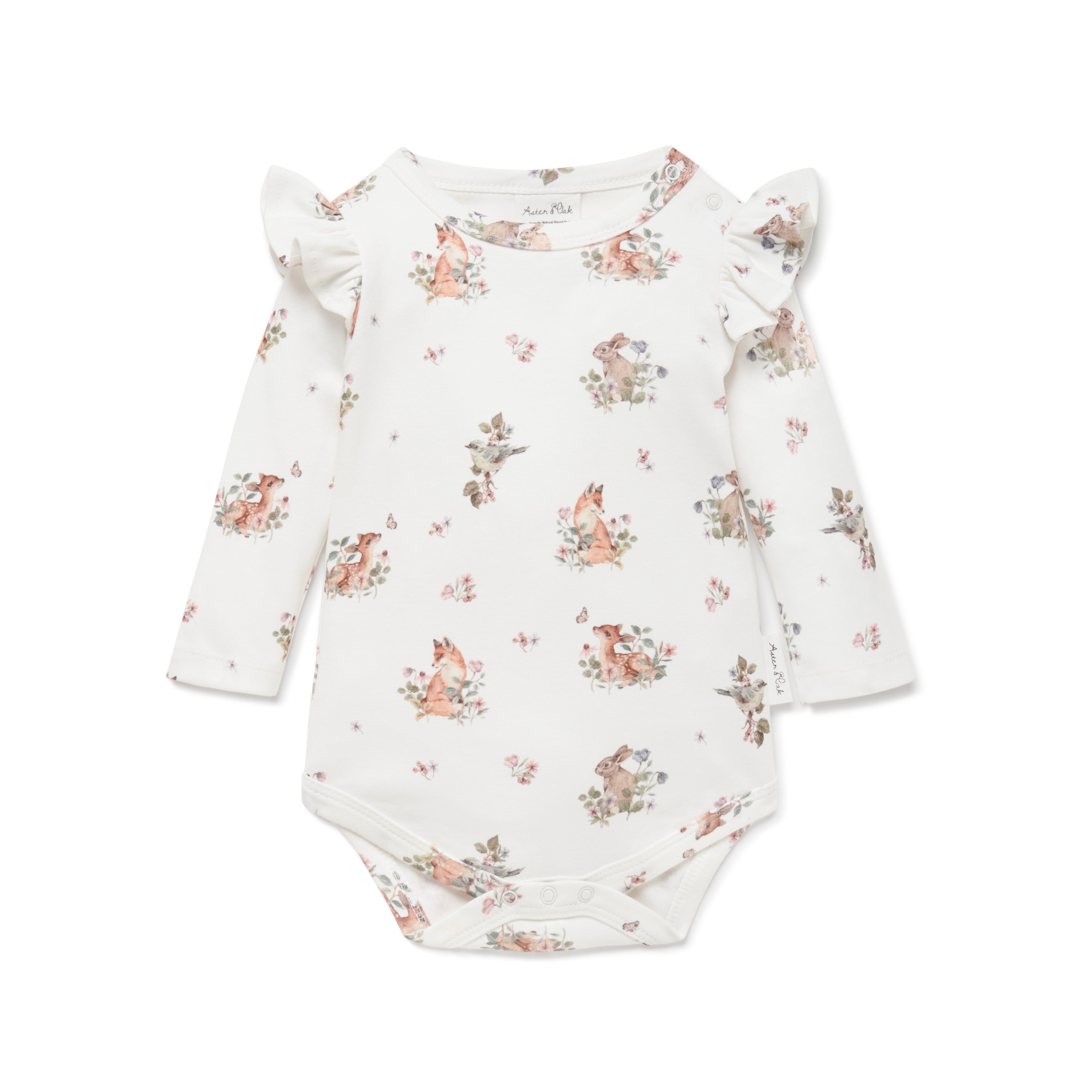 Aster & Oak | Vintage Meadow Onesie | White Fox & Co