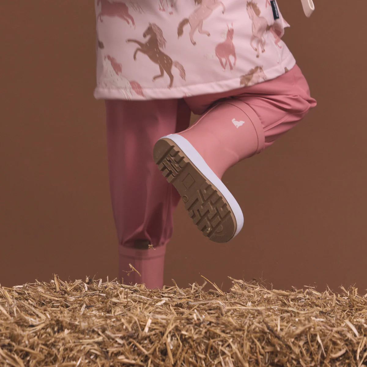 Crywolf Rain Boots Rose sole detail