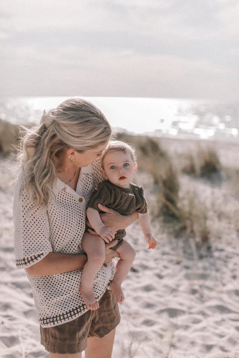 Grown | Terry Shorts | Wave Mud | White Fox & Co
