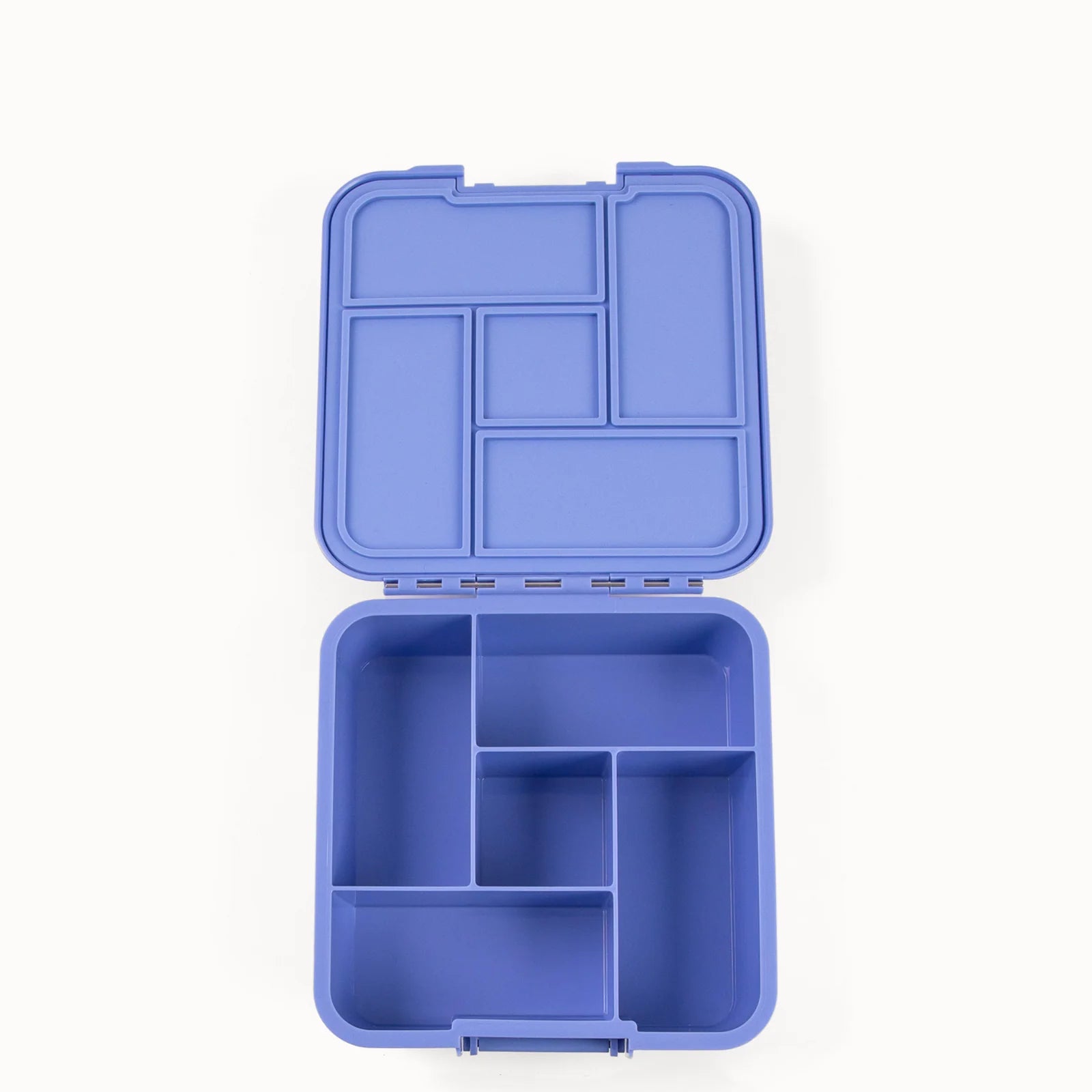 Montiico Bento Five Lunchbox in Spash colour compartment flatlay