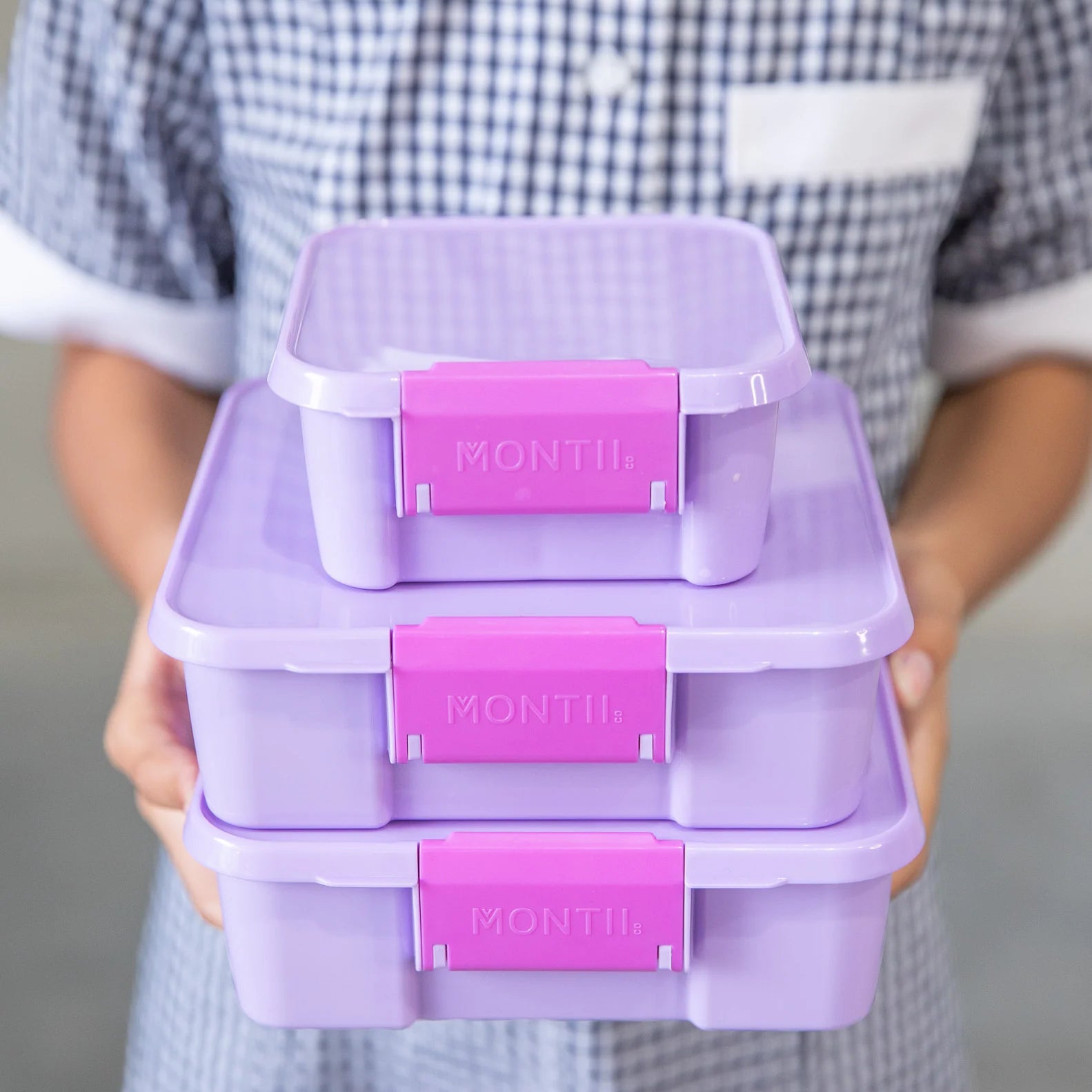 MontiiCo Bento Five lunch box in Dusk – five compartment kids bento