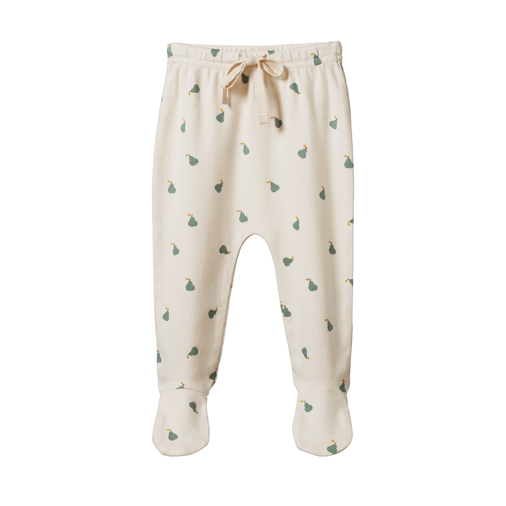 Nature Baby | Petite PEar | Footed Rompers | White Fox & Co