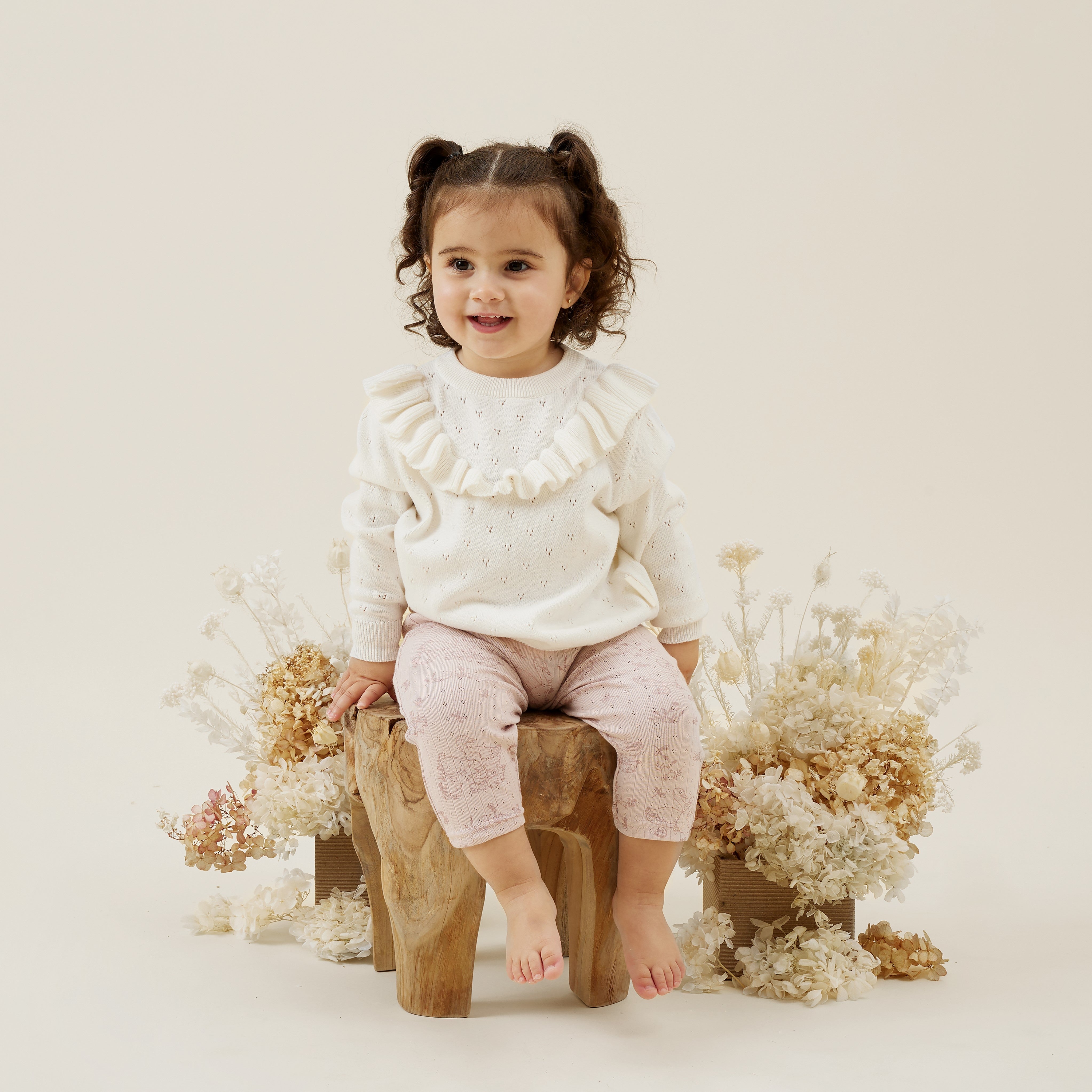 Aster & Oak Ruffle Jumper | White Fox & Co