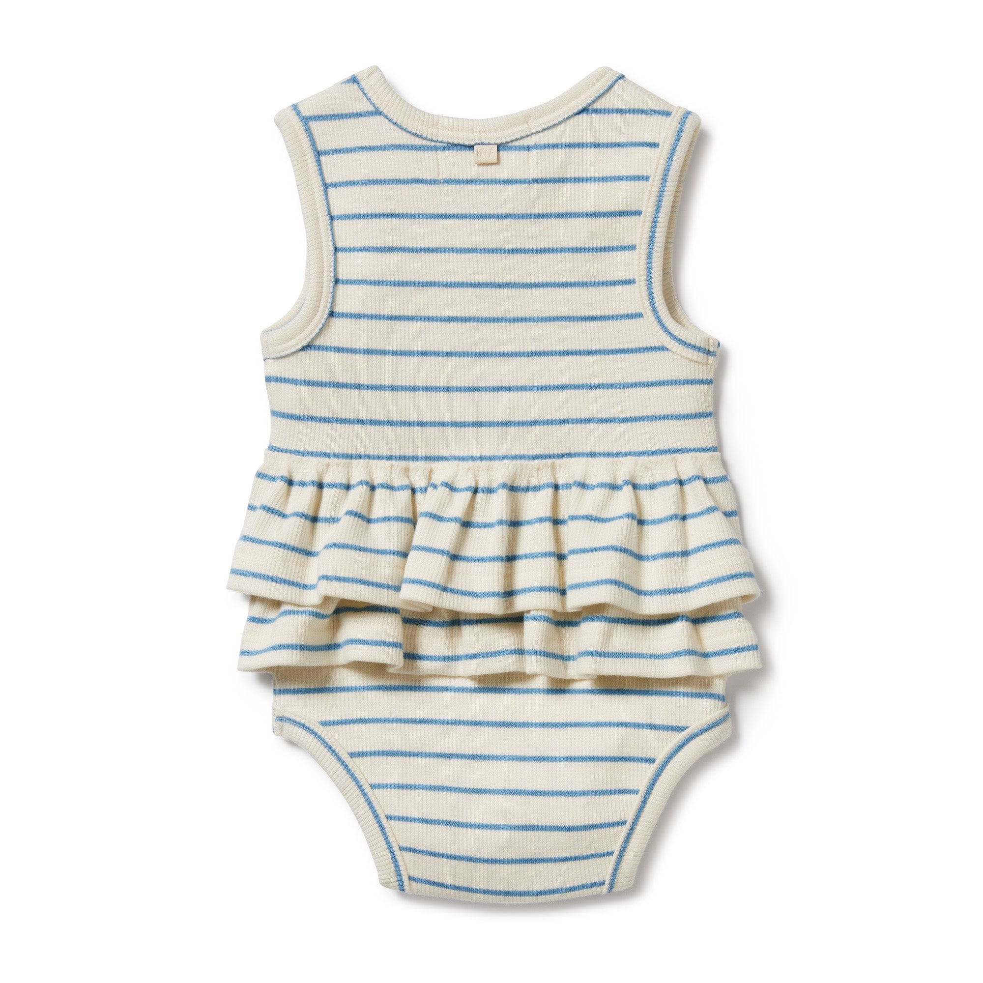 Wilson + Frenchy | Ruffle Bodysuit | Petit Blue | White Fox & Co