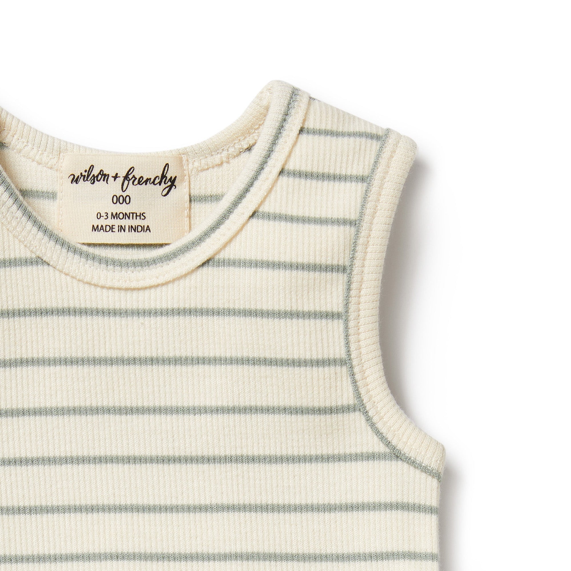 Wilson + Frenchy | Ruffle Bodysuit | Petit Sage | White Fox & Co