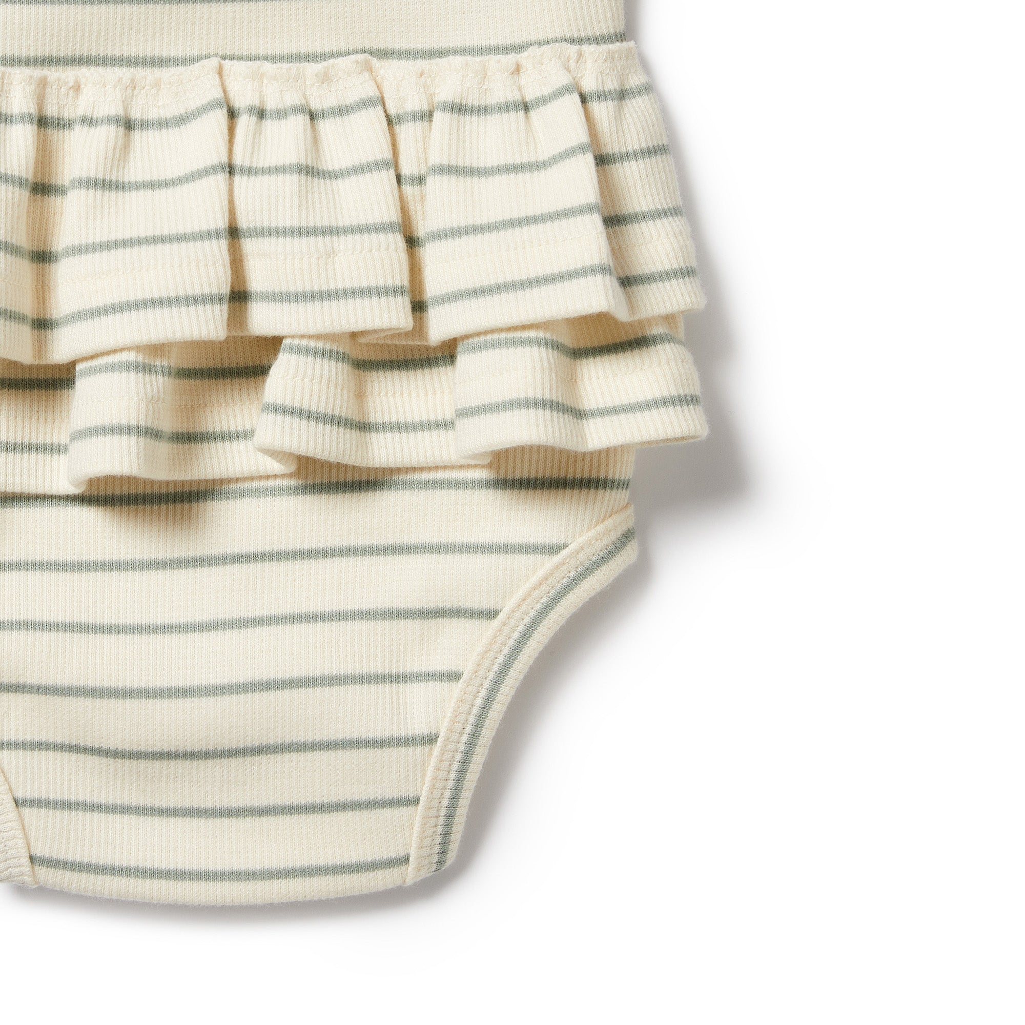 Wilson + Frenchy | Ruffle Bodysuit | Petit Sage | White Fox & Co