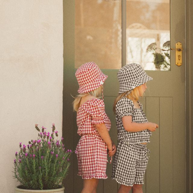 Soft cotton Cinnamon Baby Ruffle Top for girls – pre-order October 2025 at White Fox & Co NZ