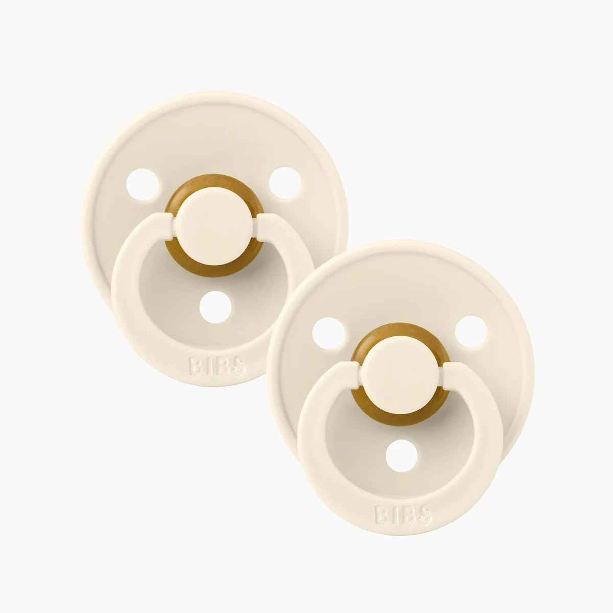 BIBS Dummies | Ivory | Round | White Fox & Co