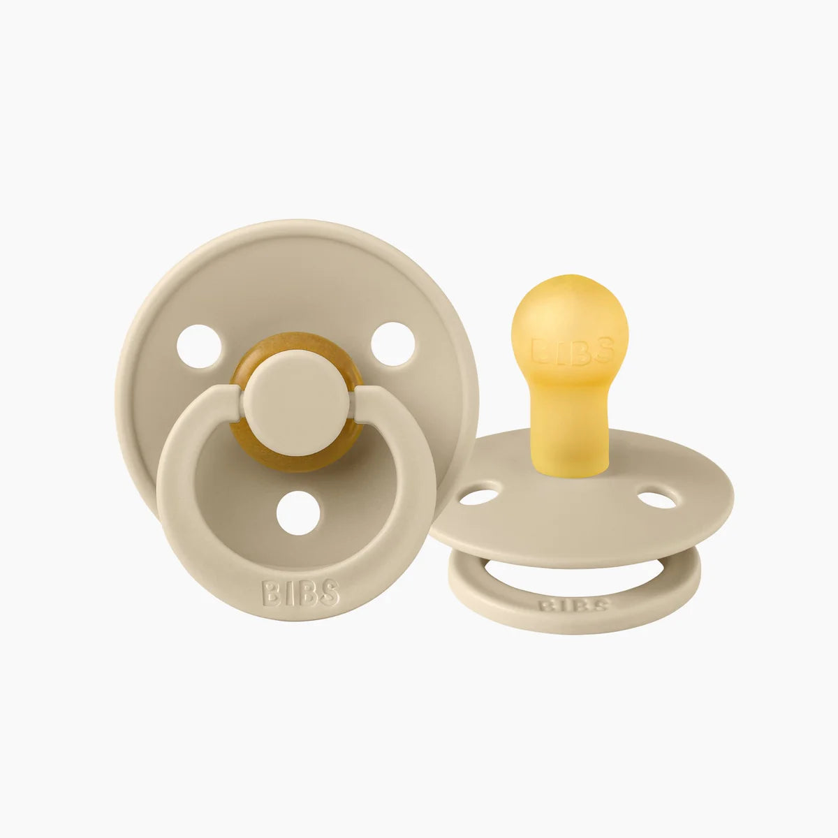 BIBS dummies | Vanilla | Round | White Fox & Co