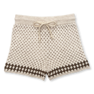 Grown | Crochet Shorts in Coconut | White Fox & Co