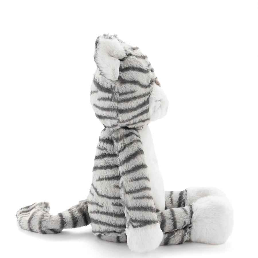 Chloe the Cat plush toy by Nana Huchy, grey soft toy 30cm with embroidered details
