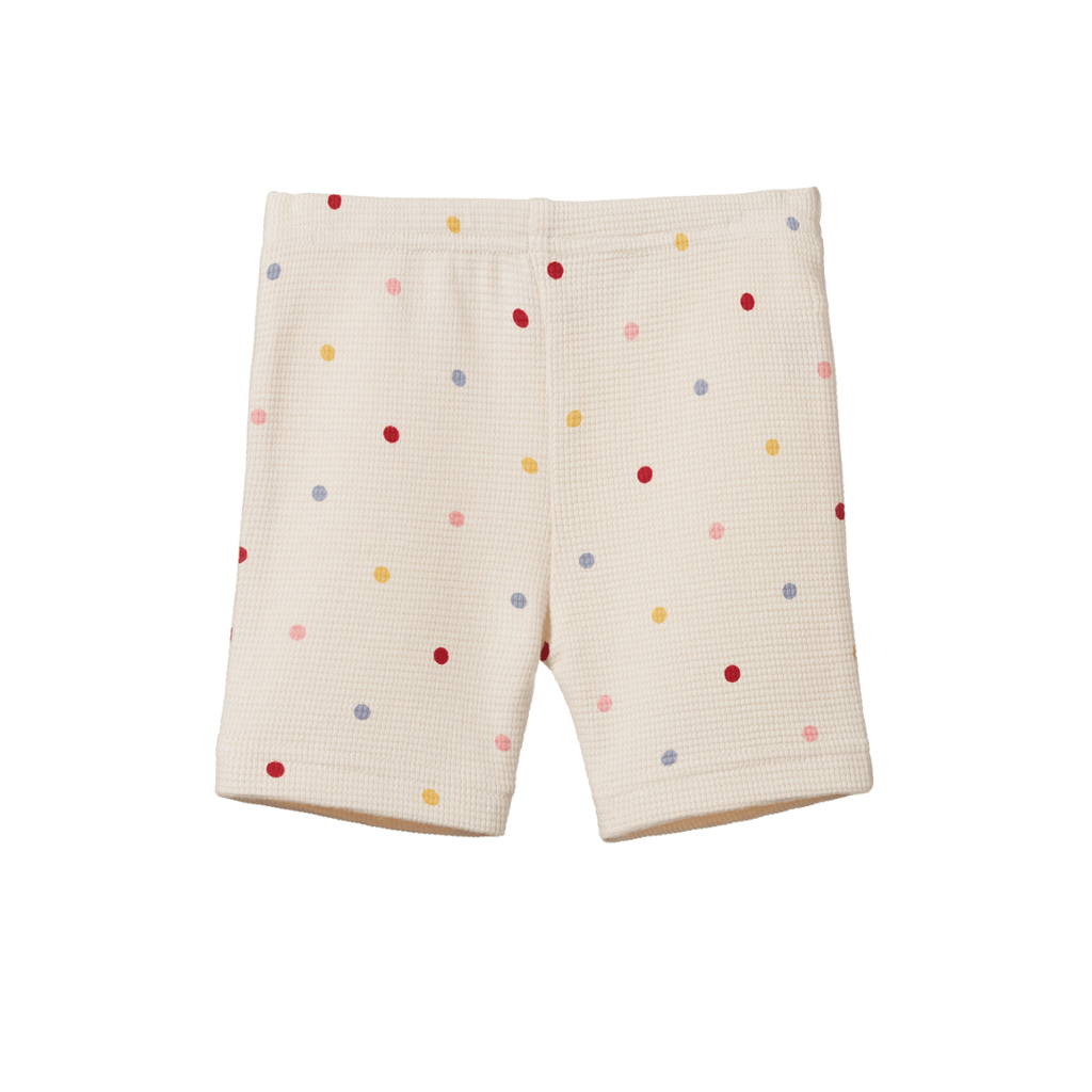 Nature Baby | Selby Waffle Short | White Fox & Co
