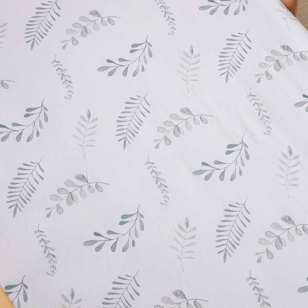 Snuggle Hunny Kids | Wild Fern | Bassinet Sheet | White Fox & Co