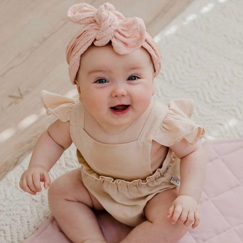Mae + Rae | Topknot Brodiere | Dusty Pink | White Fox & Co