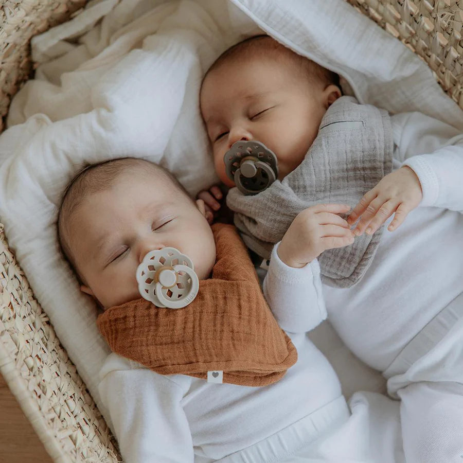 Bibs Dummy/pacifier | Boheme | Vanilla and Peach | White Fox & Co