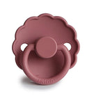 FRIGG | Daisy Pacifier in Natural Rubber | Dusty Rose | White Fox & Co