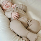 L'ovedbaby | Snap Footie | Oatmeal | White Fox & Co