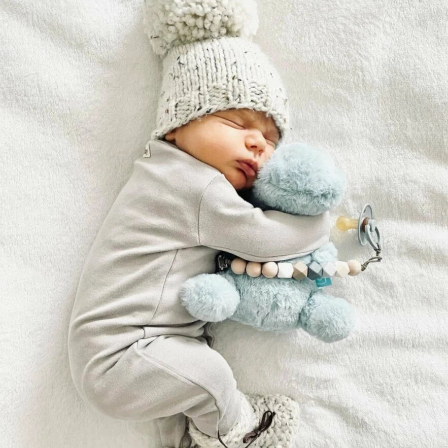 L'oved Baby | Organic Jumpsuit | Footed Overall | Light Grey | White Fox & Co