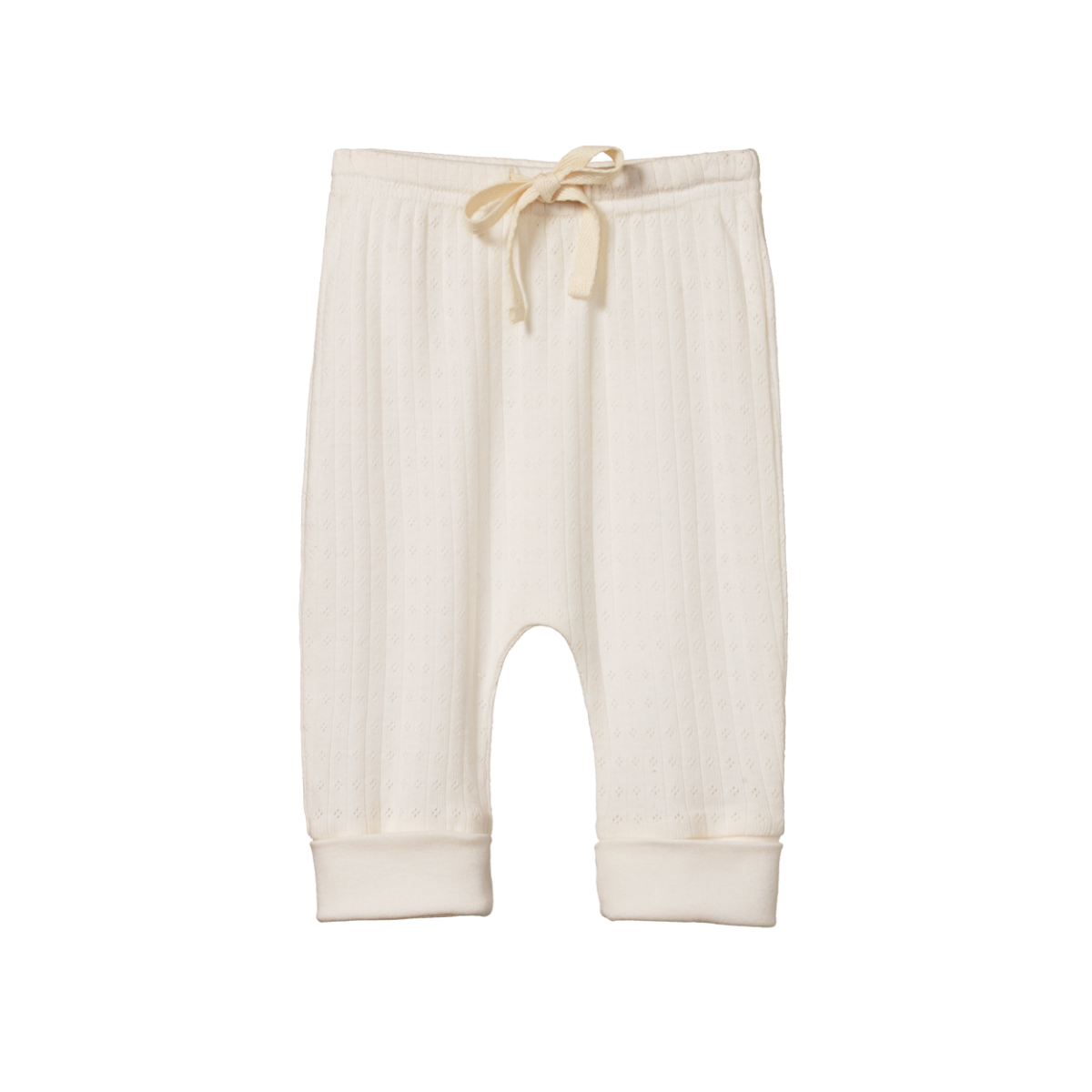 Nature Baby | Pointelle Drawstring Pants | White Fox & Co