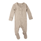 L'ovedbaby | Snap Footie | Oatmeal | White Fox & Co