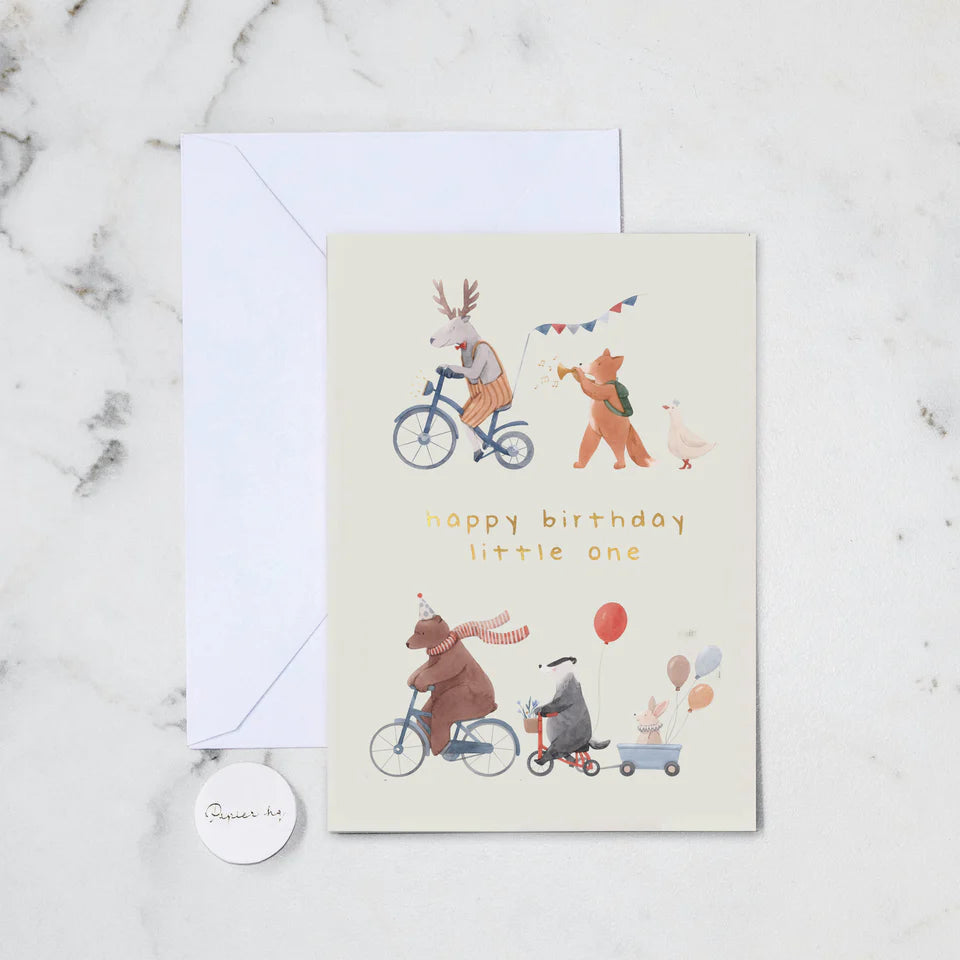 Papier HQ | Happy Birth Little One | Greeting Card | White Fox & Co