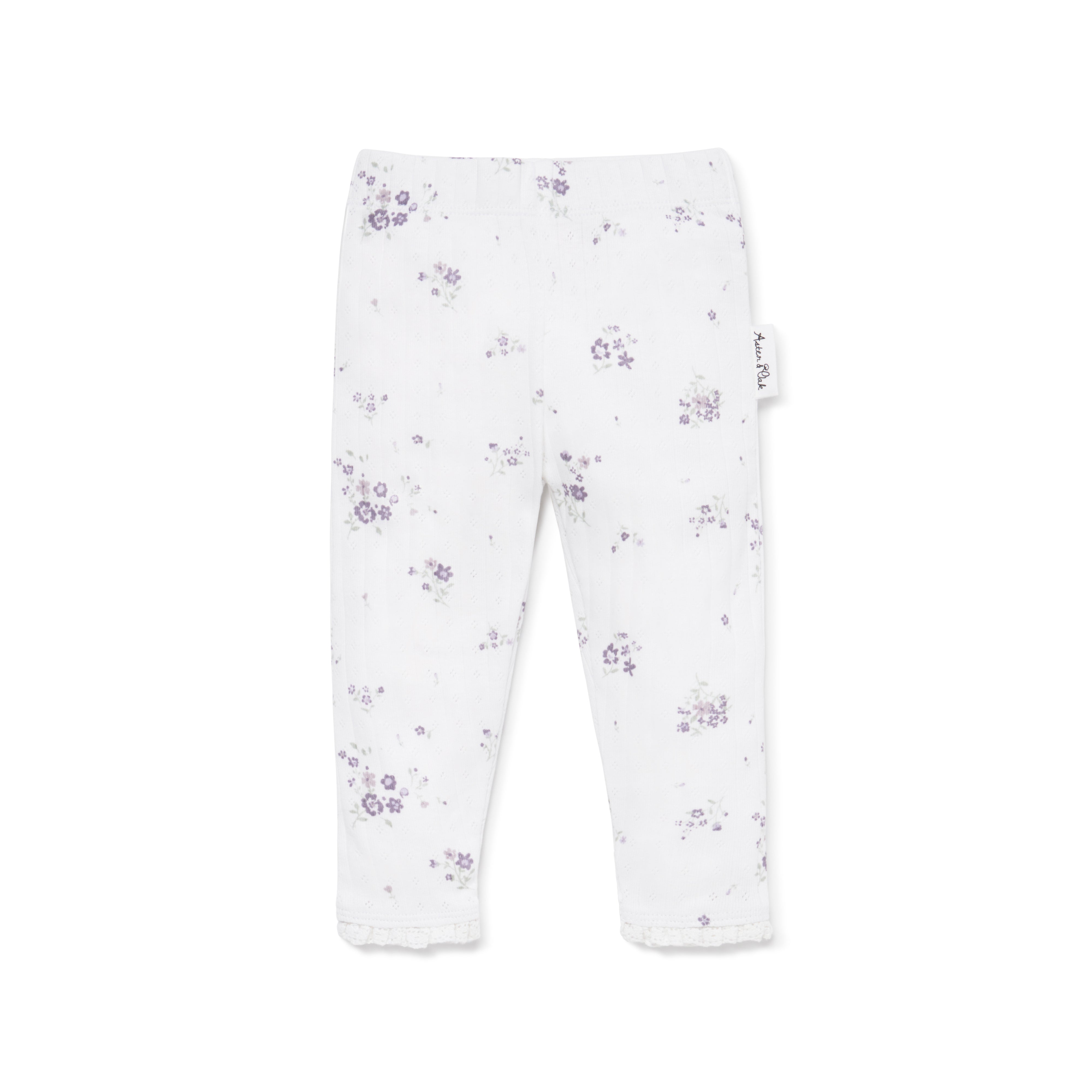 Aster & Oak | Organic Cotton Grace Legging | Floral | White Fox & Co