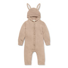 Aster & Oak | Cotton Knit Romper | Bunny Ears | White Fox & Co