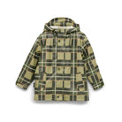 Crywolf Field Plaid kids rain jacket front view