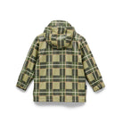 Crywolf Field Plaid waterproof kids jacket back view