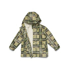 Crywolf Field Plaid zip front kids jacket