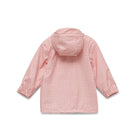 Crywolf Play Jacket Rose Gingham kids rain jacket back view
