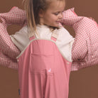 Crywolf Rose kids waterproof overalls detail