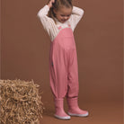 Crywolf Rain Overalls Rose side view