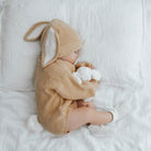 Ziggy Lou | Easter Bubble Romper | Sand Fleck | White Fox & Co