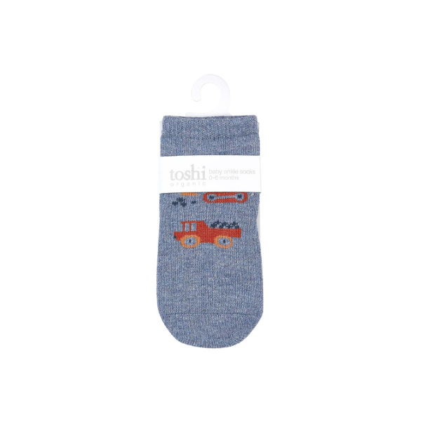 Toshi | Baby Sock | Big Diggers | White Fox & Co