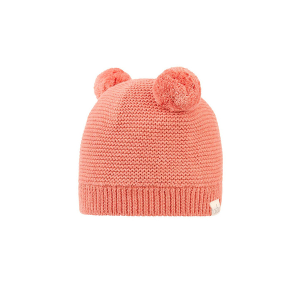 Toshi | Snowy Beanie in Coral | White Fox & Co