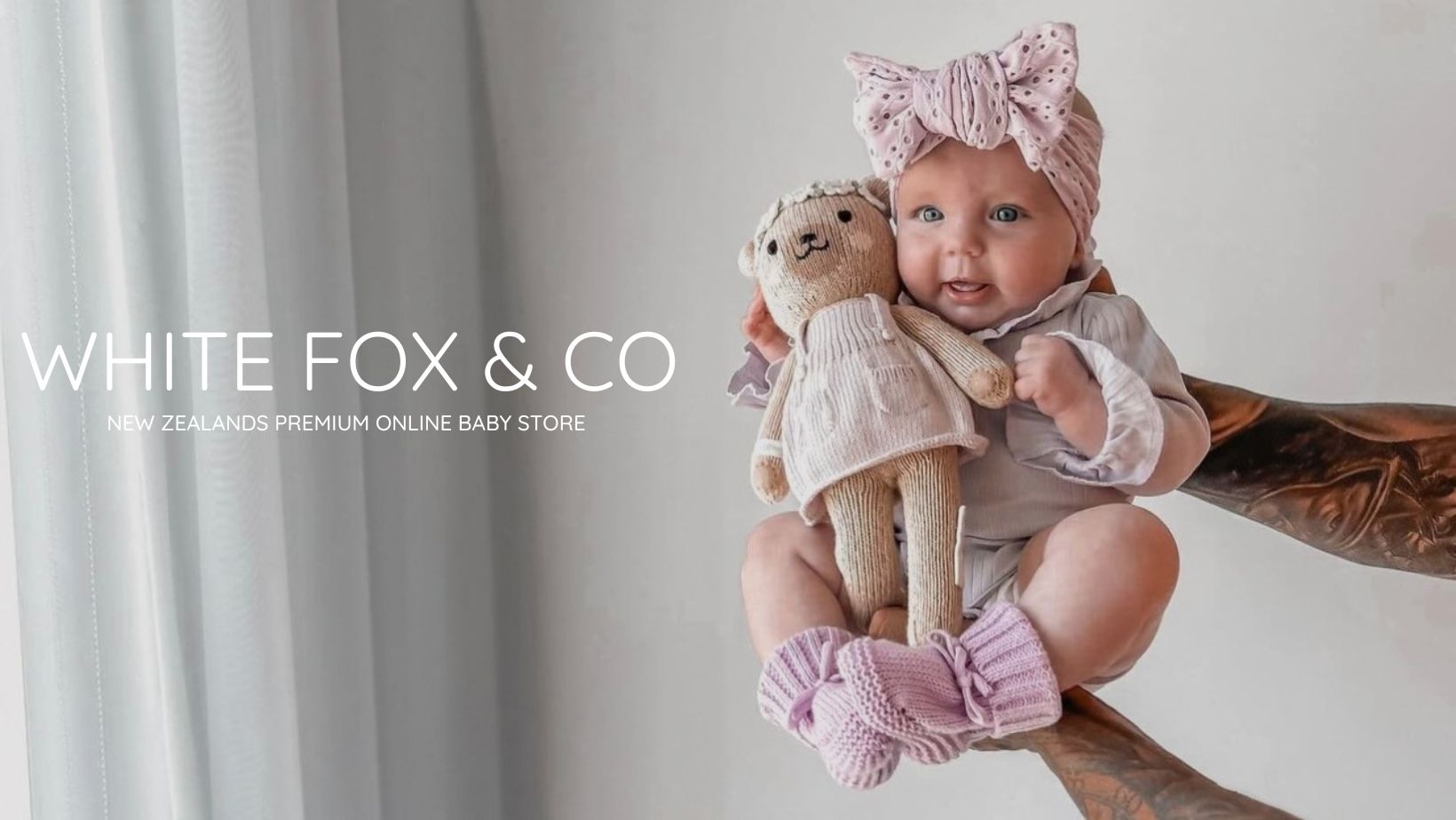 White Fox Co Designer Baby Toddler Clothes Nursery Decor