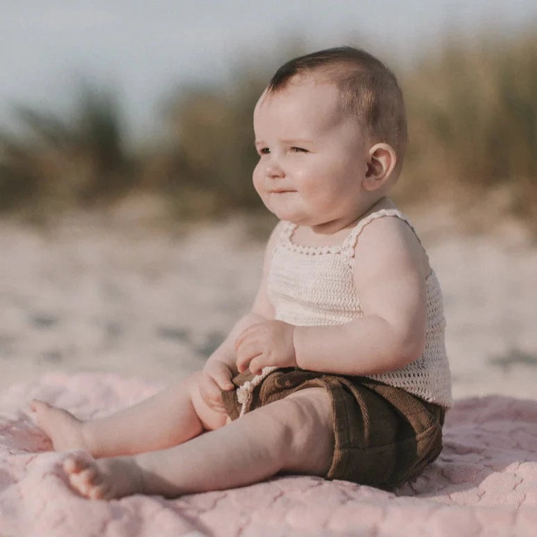 Grown | Capsule range | Coconut Crochet Bodysuit | White Fox & Co