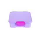 MontiiCo Bento Three lunchbox in Dusk – lilac and magenta two-tone kids lunchbox
