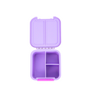 MontiiCo Bento Two lunchbox in Dusk – lilac and magenta two-tone snack box for kids
