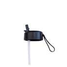 MontiiCo Fusion Drink Bottle Sipper Lid in Midnight with Straw
