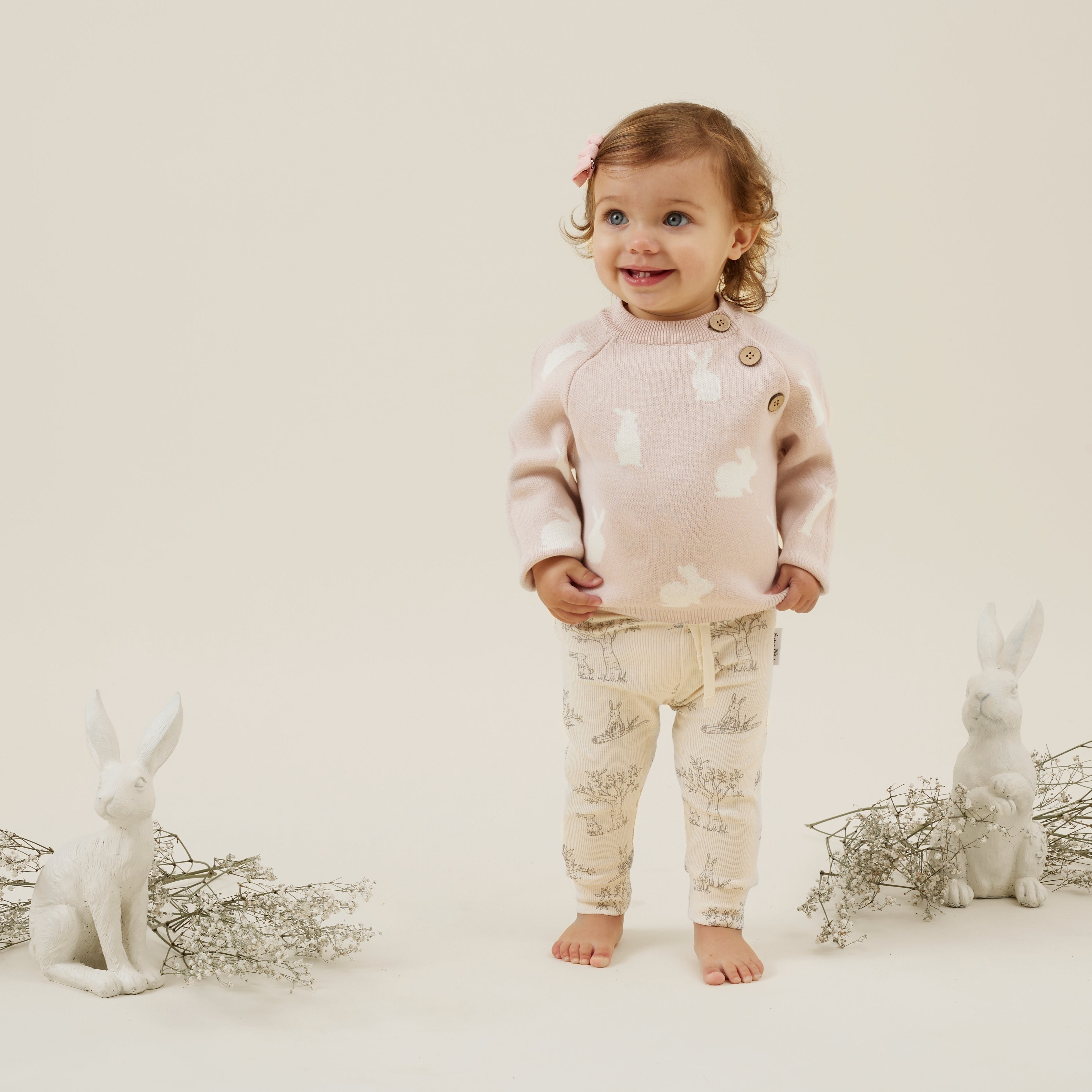 Aster & Oak | Leggings | Bunny | White Fox & Co