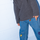 Grown Organic Fruit Salad Denim Pants kids NZ