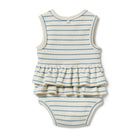 Wilson + Frenchy | Ruffle Bodysuit | Petit Blue | White Fox & Co