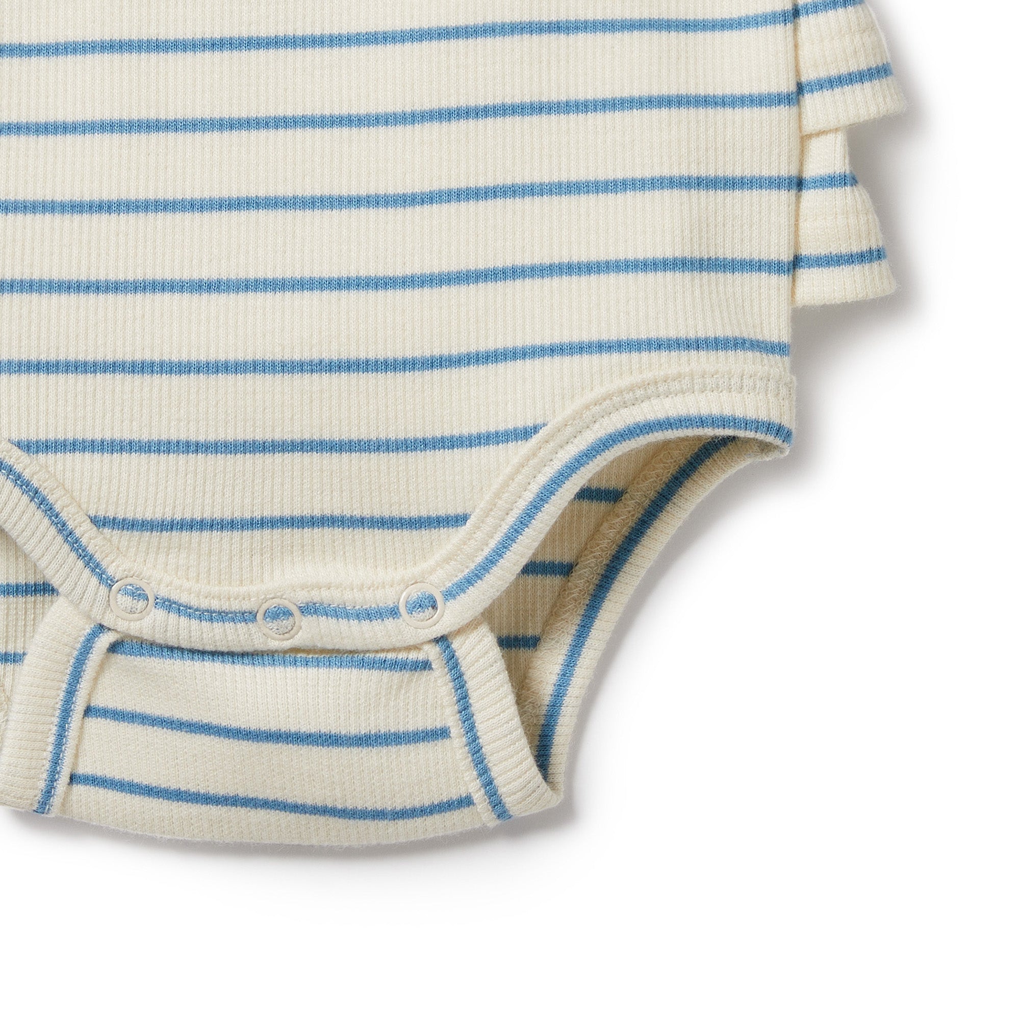 Wilson + Frenchy | Ruffle Bodysuit | Petit Blue | White Fox & Co