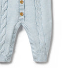 WILSON & FRENCHY | CABLE KNIT GROWSUIT | BLUEBELL | WHITE FOX & CO