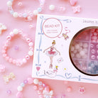 Lauren Hinkley Ava Ballet Bead Kit with pink, cream, lavender and crystal beads, charms, and elastic to create 12–14 kids’ bracelets