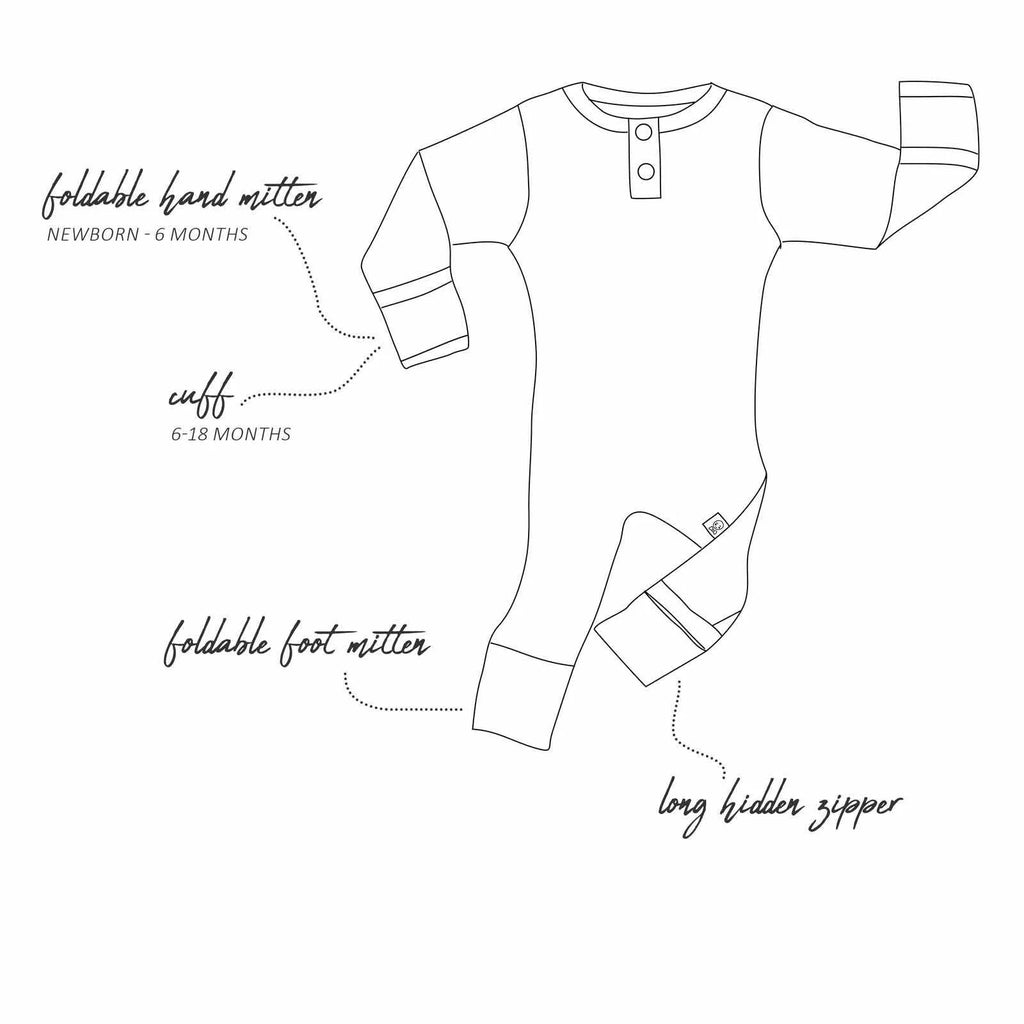 Snuggle Hunny | Growsuit | Biscuit | White Fox & Co