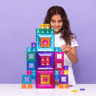 kids-building-with-connetix-bright-portal-pack-48-piece-nz