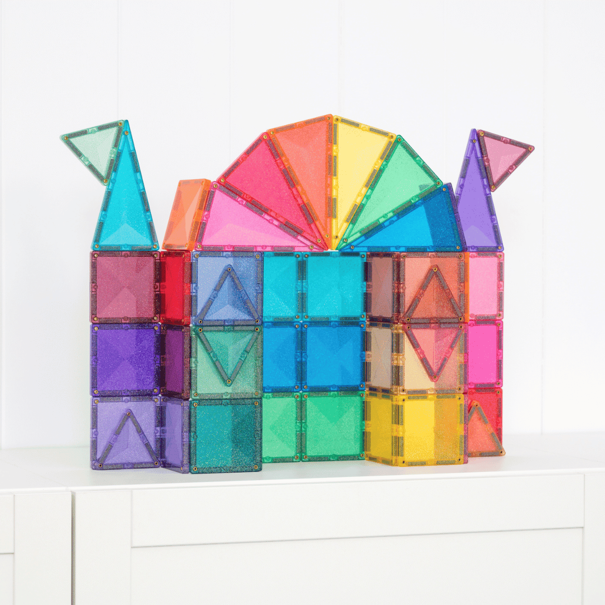 sparkly-rainbow-connetix-glitter-castle-pack-48-piece-nz